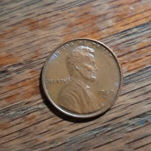 1969 S Copper Penny Coin ddo ddr